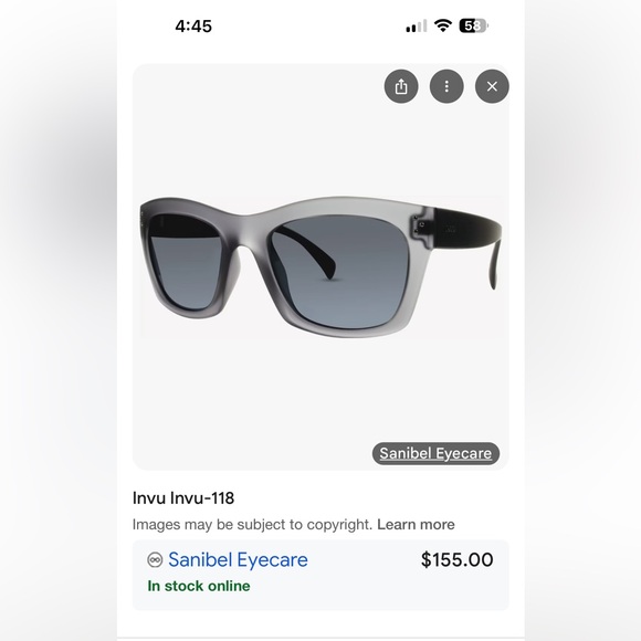 INVU-118 SUNGLASSESPolanzed 118-C1 s used good condition authentic 100% main image 5